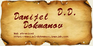 Danijel Dokmanov vizit kartica